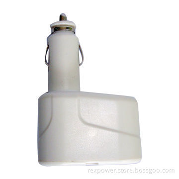 Two-dragged Cigarette Lighter Charger, Available with 12 to 24V Input Voltage